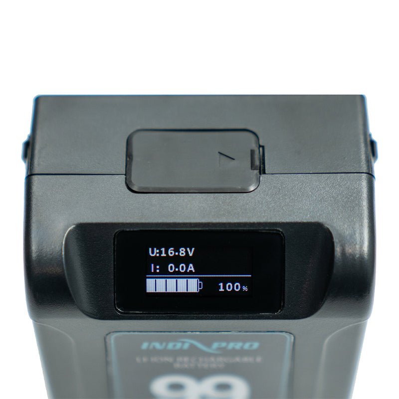 Indipro Micro Alpha Series 99Wh V-Mount Li-Ion Battery (Black Color)