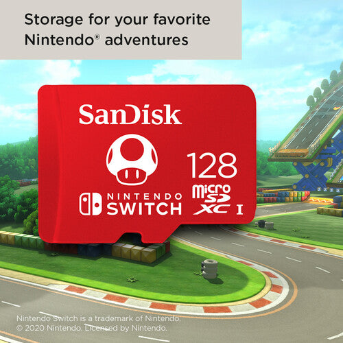 SanDisk 128GB UHS-I microSDXC Memory Card for the Nintendo Switch