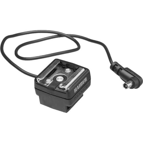 Kaiser PC to Hot Shoe Adapter with Cable