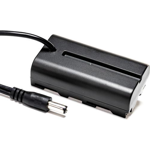 2.5mm Male Power Cable to Sony L-Series Dummy Battery (24", Regulated) Sony L-Series (NP-F) Powered Devices Indipro 