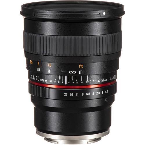 Rokinon 50mm f/1.4 AS IF UMC Lens for Sony E-Mount