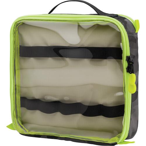 Tenba Cable Duo 8 Cable Pouch (Black Camouflage/Lime)