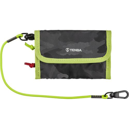 Tenba Tools Reload Universal Card Wallet (Black Camouflage/Lime)