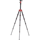 MeFOTO BackPacker Travel Tripod (Red)