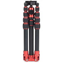 MeFOTO BackPacker Travel Tripod (Red)