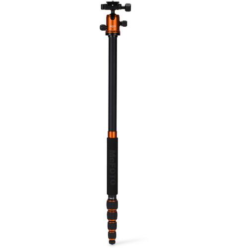 MeFOTO RoadTrip Aluminum Travel Tripod Kit (Orange)