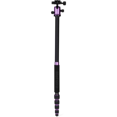 MeFOTO RoadTrip Aluminum Travel Tripod Kit (Purple)