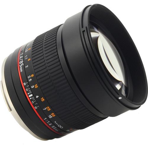 Rokinon 85mm f/1.4 AS IF UMC Lens for Canon EF with AE Chip