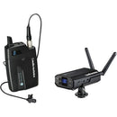 Audio-Technica ATW-1701-L Portable Camera-Mount Digital Wireless System w/ MT830cW Lavalier Microphone