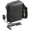 Bescor BES-015XLRNC Shoulder Pack Lead-Acid Battery - 12 VDC, 14.4 amp hours - Cigarette and 4-Pin XLR Connectors, without Charger