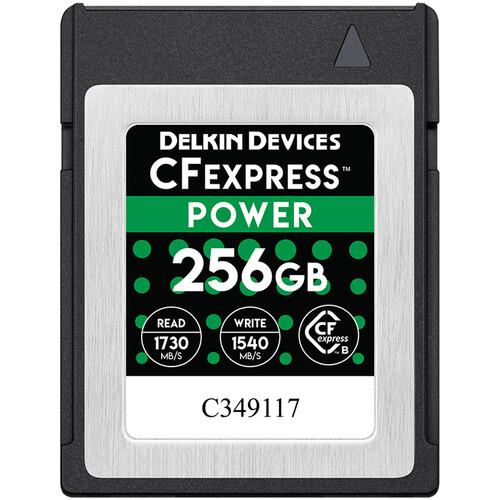 Delkin Devices 256GB CFexpress POWER Memory Card