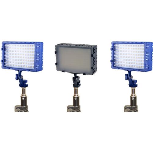 Bescor FP-430K Studio Combo Bi-Color and Daylight 3-Light Kit