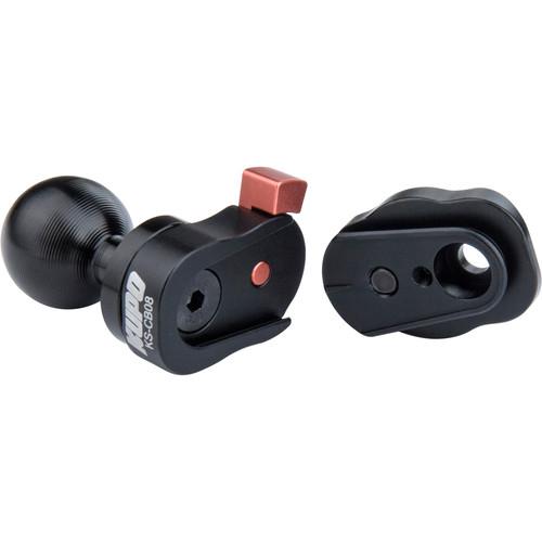 Kupo Ball Head with 1/4''-20 Quick Release Bracket for Monitor