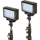 Bescor LED-70 Daylight Studio 2-Light Kit