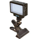 Bescor LED-70 On-Camera Video Light with Swivel Ball Head Mounting Clamp