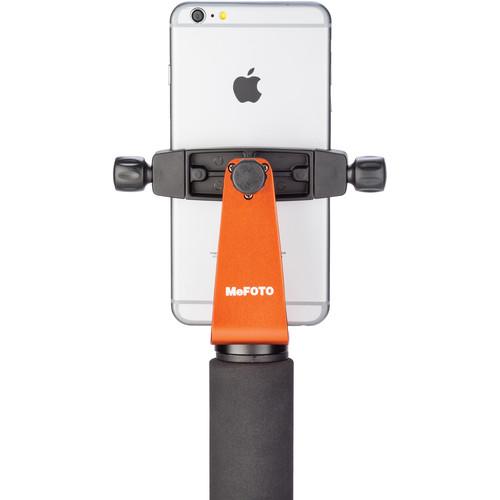 MeFOTO SideKick360 Plus Smartphone Tripod Adapter (Orange)