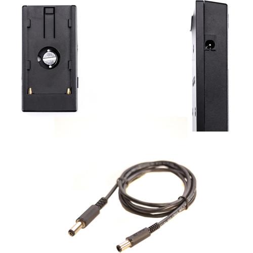 Bescor L-Series Battery Plate Kit with 12V Barrel for Panasonic Camera Power Cable