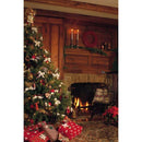 Savage Cozy Holiday Fireplace Printed Vinyl Backdrop (5x7')