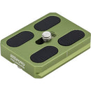 MeFOTO RoadTrip and GlobeTrotter Air Quick Release Plate (Green)