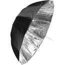 Savage 65" Deep Black/Silver Umbrella