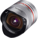 Rokinon 8mm f/2.8 UMC Fisheye II Lens for FUJIFILM X (Silver)