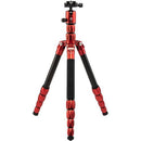 MeFOTO RoadTrip S Travel Tripod (Aluminum, Red)