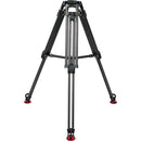 OZEN 100CF2HD 100mm Two-Stage, Heavy-Duty Carbon Fiber Tripod