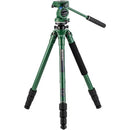 Benro Wild Series 1 Aluminum Tripod with BWH4 2-Way Pan and Tilt Head (Green)