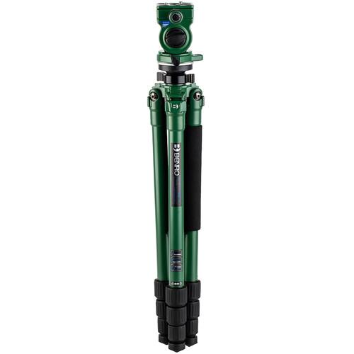 Benro Wild Series 1 Aluminum Tripod with BWH4 2-Way Pan and Tilt Head (Green)