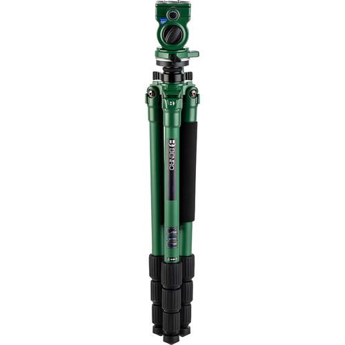 Benro Wild Series 1 Carbon Fiber Tripod with BWH4 2-Way Pan and Tilt Head (Green)