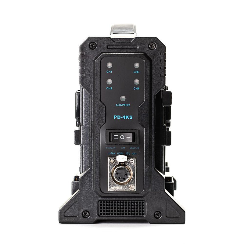 Refurbished Quad V-Mount Battery Charger with XLR Output Indipro 