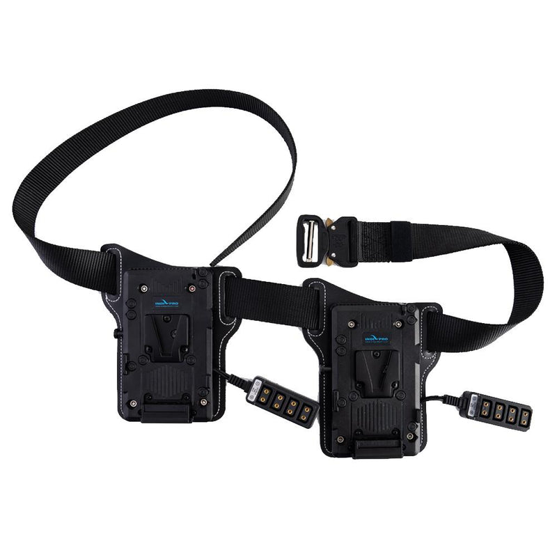 Dual V-Mount Battery Belt w/ 10-way D-Tap Outputs Indipro 