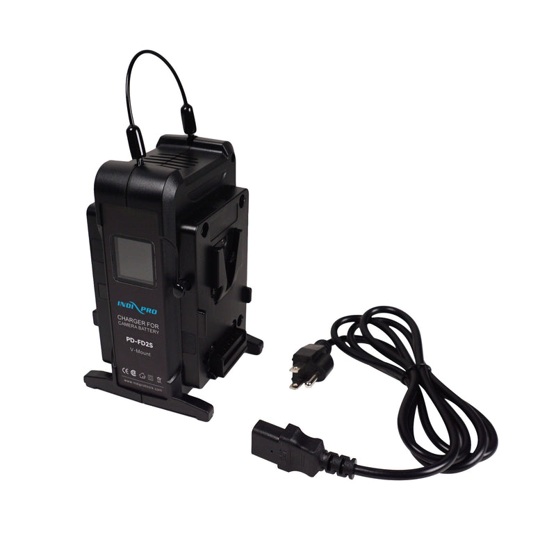 Dual V-Mount Battery Intelligent Charger Indipro Tools 