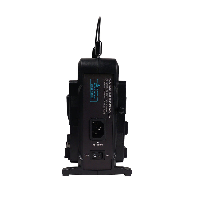 Dual V-Mount Battery Intelligent Charger Indipro Tools 