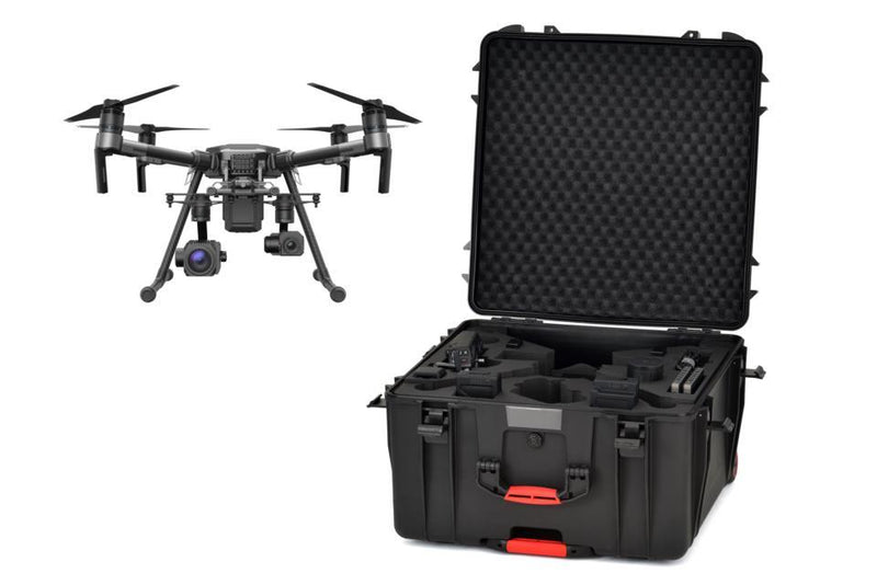 Wheeled Hard Case + Foam for DJI Matrice 200/210