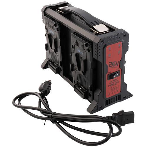 Quad 26V V-Mount Lithium-Ion Battery Charger Indipro 