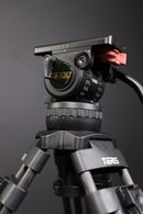 TERIS TS100CF Fluid Head and Tripod Kit with Soft Case Fluid Head & Tripod Kit TERIS 